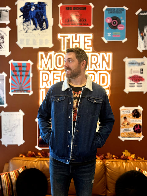 Washed Denim Trucker Jacket