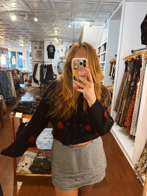 Rose Floral Cardigan