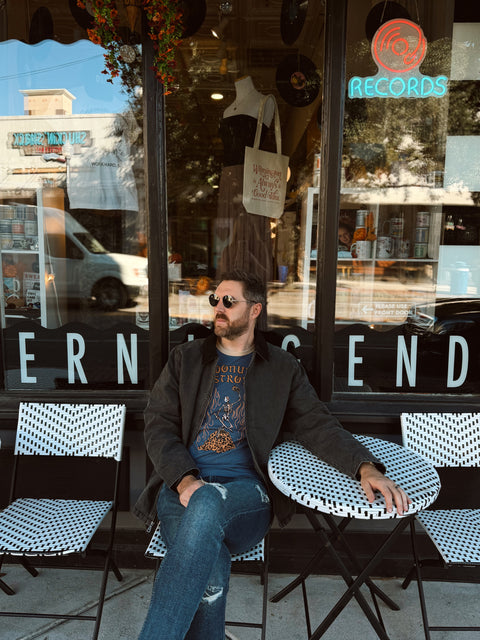 Washed Up Black Twill Jacket