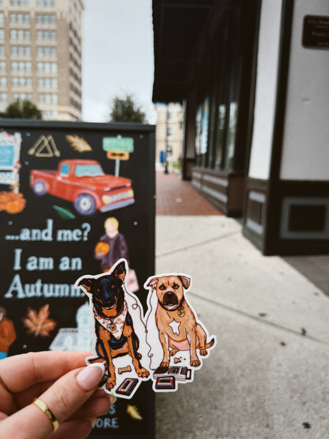  Happy & Woodrow Sticker