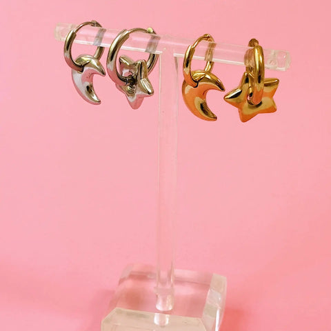 Lunar Charm Earrings