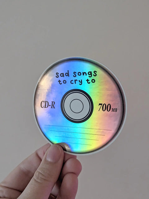 Sad Songs to Cry To Sticker