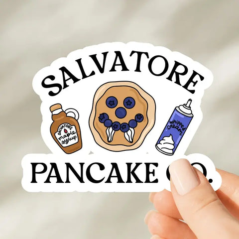  Vampire Diaries Pancakes Sticker
