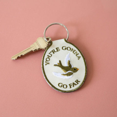 Noah Kahan Embroidered Keychain