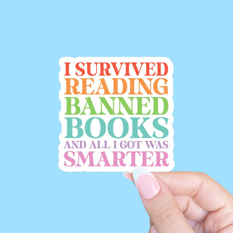 Banned Books Smarter Sticker