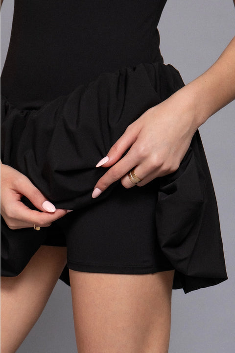  Bubble Hem Skort Dress