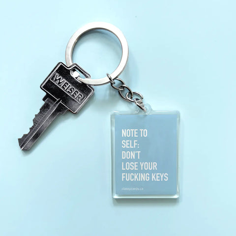 Don't Lose Your Fucking Keys Keychain