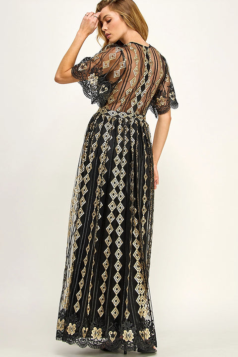  Midnight Glimmer Dress