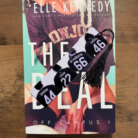  Hockey Boys Off Campus Bookmark