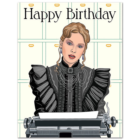 Taylor Tortured Poets Birthday Card