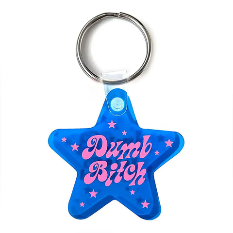 Dumb Bitch Key Tag