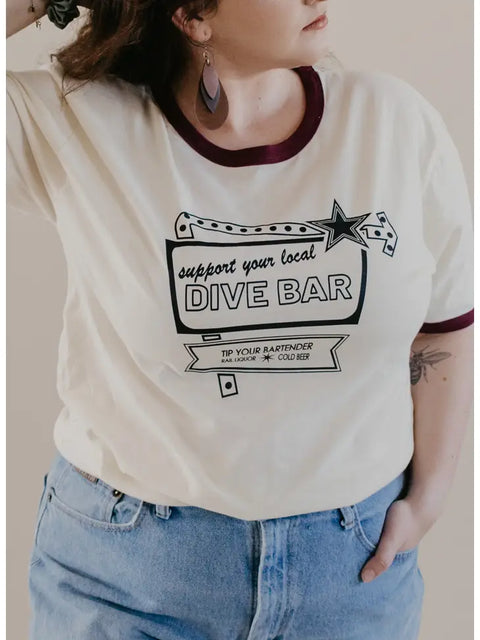  Retro Local Dive Bar Tee