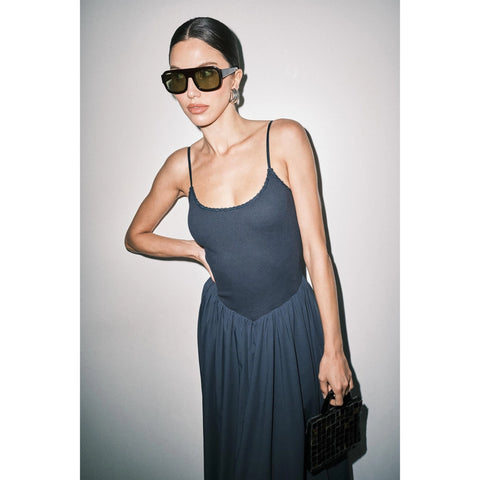  Chloe Contrast Maxi Dress