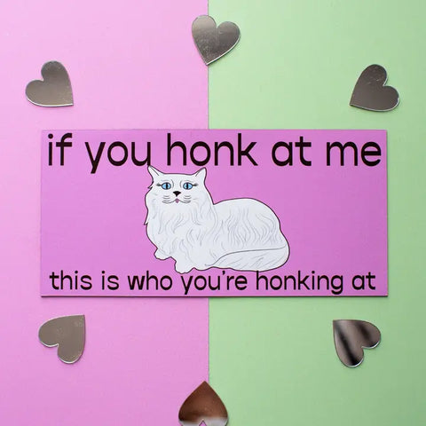 Who You're Honking At Car Magnet