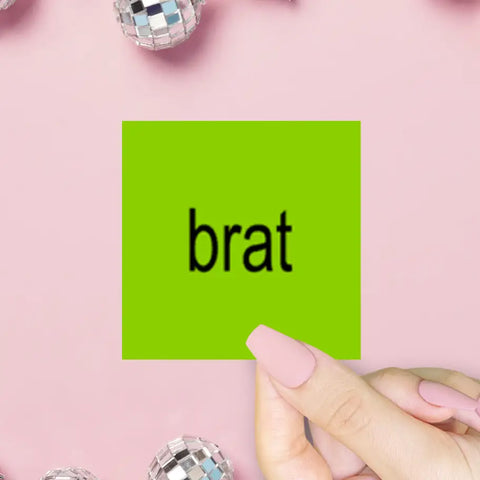 Brat Album Sticker