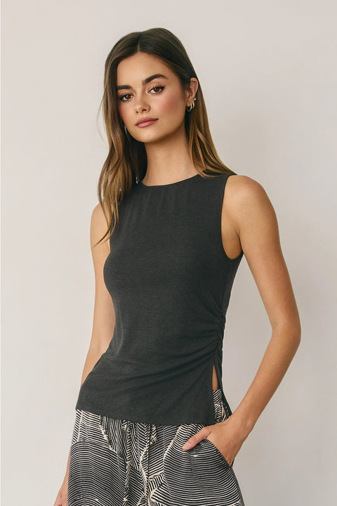  90s Knit Slit Tank Top