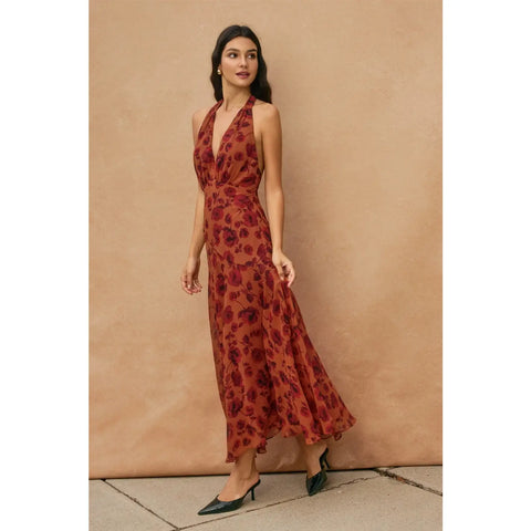  Red Rouge Halter Dress