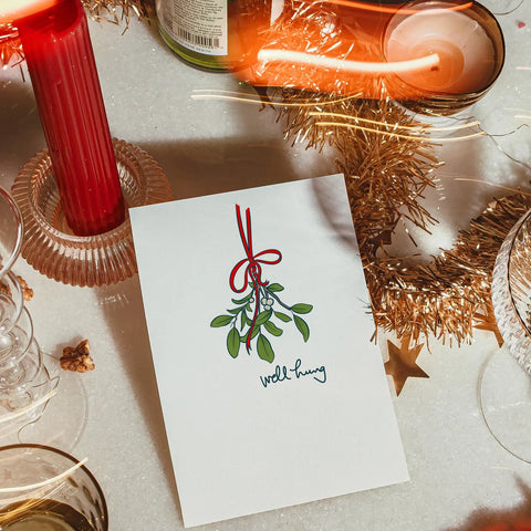 Well Hung Holiday Card