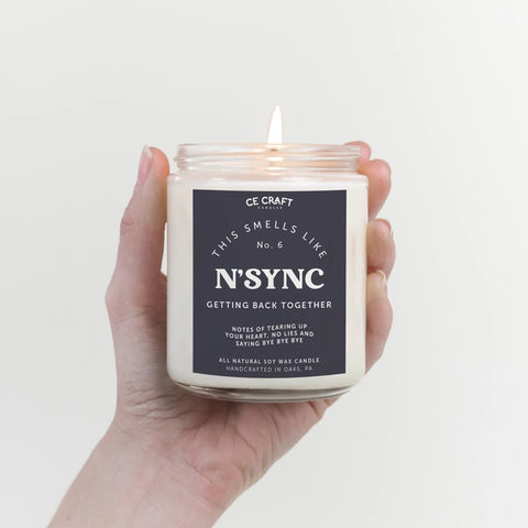 Smells Like N'sync Getting Back Together Candle
