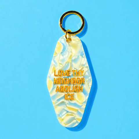  Love Thy Neighbor Keychain