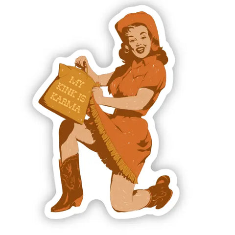  Karma Kink Cowgirl Sticker