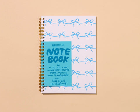 Bows Spiral Notebook