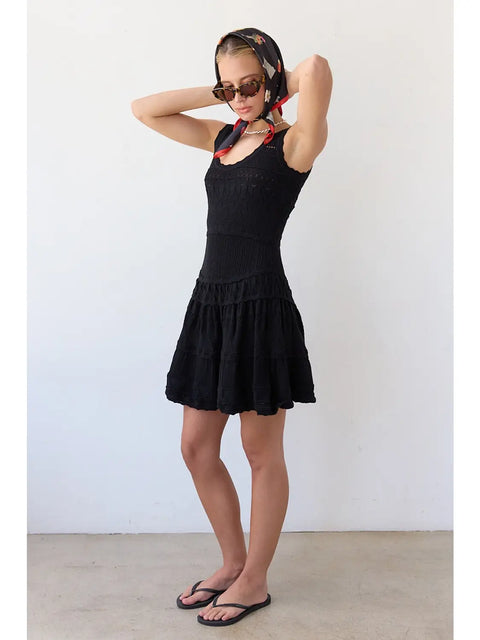  Fit & Flare Knit Dress