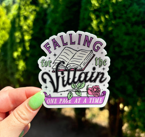 Falling For the Villain Sticker