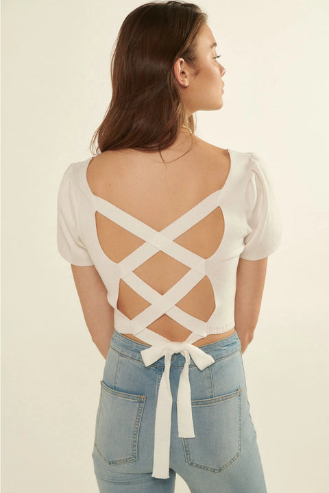  Sweet Summertime Open Back Top