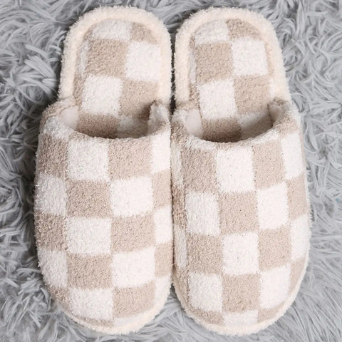  Checkerboard Slippers