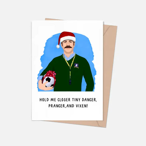 Ted Lasso Funny Christmas Card