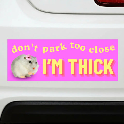  I'm Thick Car Magnet