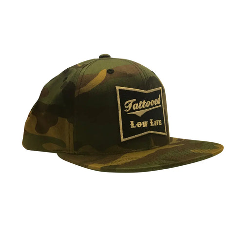  Tattooed Low Life Snap Back Camo Hat