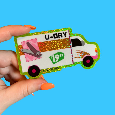 U-Gay U-Haul Truck Sticker