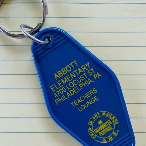Abbott Elementary Key Tag
