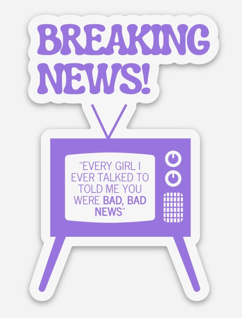 Olivia Breaking News Sticker