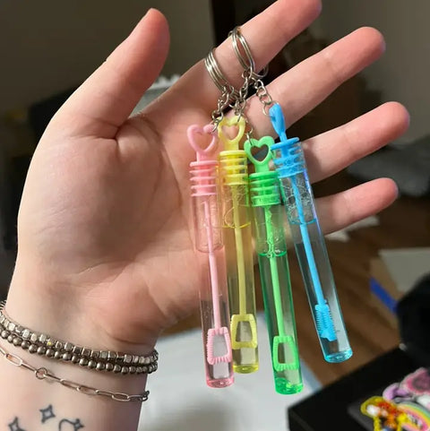  Mini Bubble Wand Keychain
