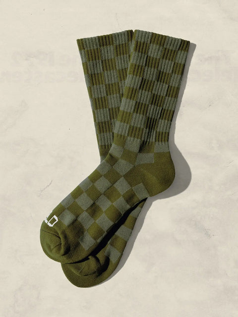  Checkerboard Socks