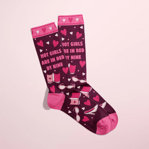 Hot Girls Are In Bed By Nine Socks