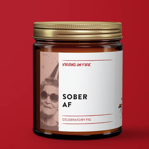 Sober AF Candle