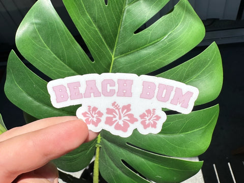 Beach Bum Sticker