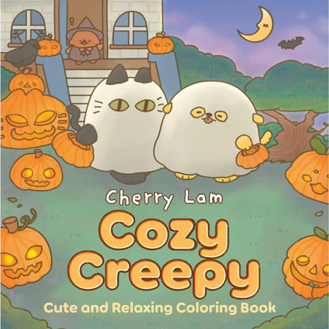  Cozy Creepy Coloring Book