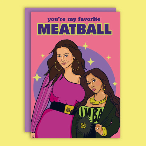 Favorite Meatball Jersey Shore Card