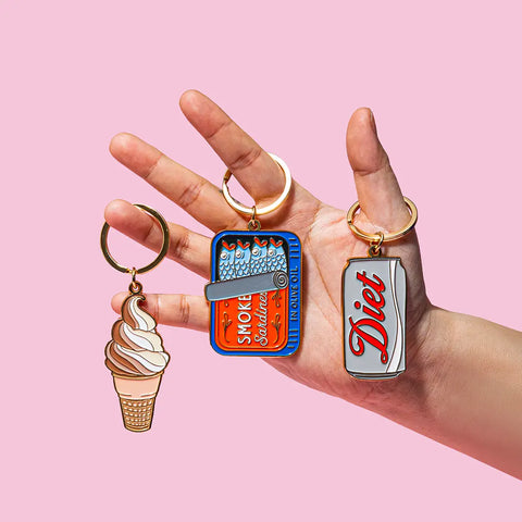  Diet Coke Metal Keychain