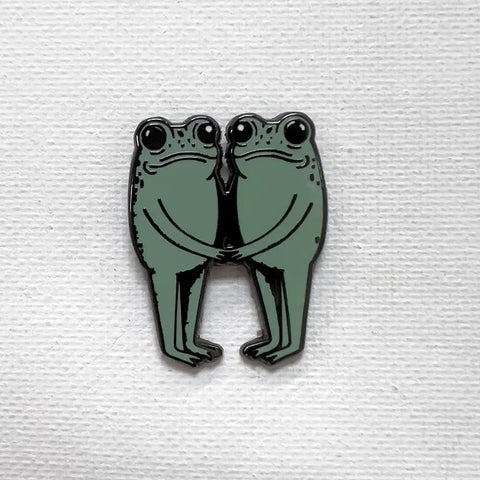 Friendly Frogs Pin