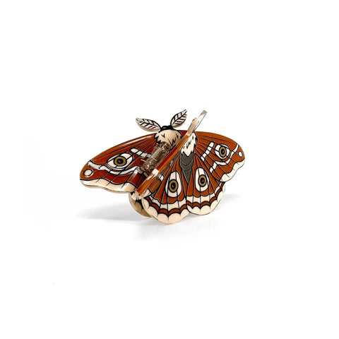  Lunar Moth Hair Claw Clip