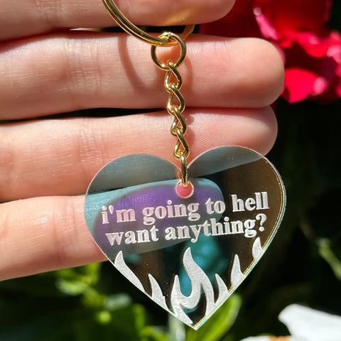 Going to Hell Keychain