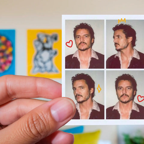 Pedro Square Photobooth Sticker