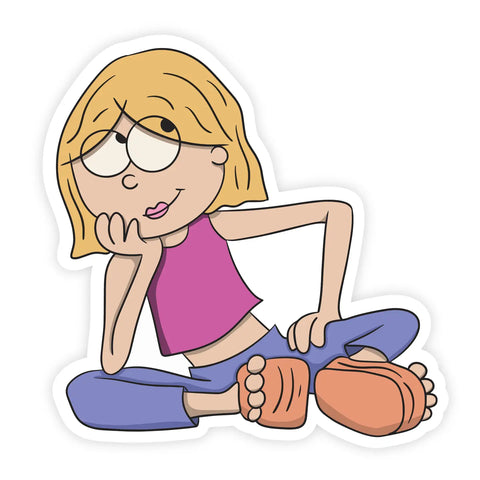 Lizzie McGuire Sitting Sticker