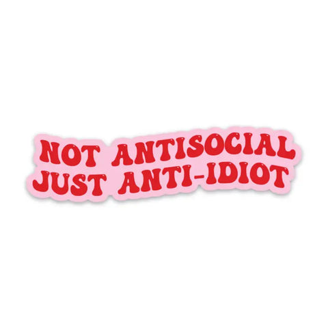  Anti-Idiot Sticker